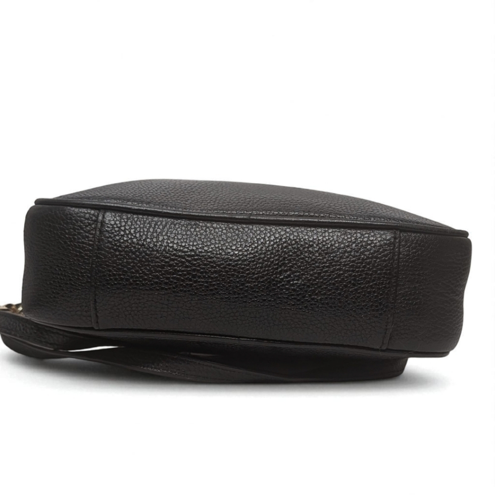 Michael Kors Ginny Crossbody Camera Bag in Black Pebbled Leather Jet Set Bag - Picture 8 of 16